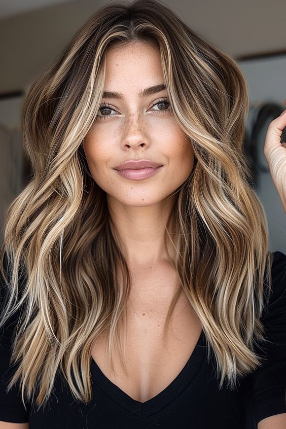 summer hair color ideas brown blonde balayage