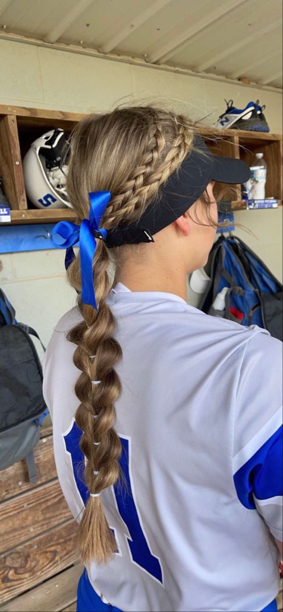  softball hairstyles 