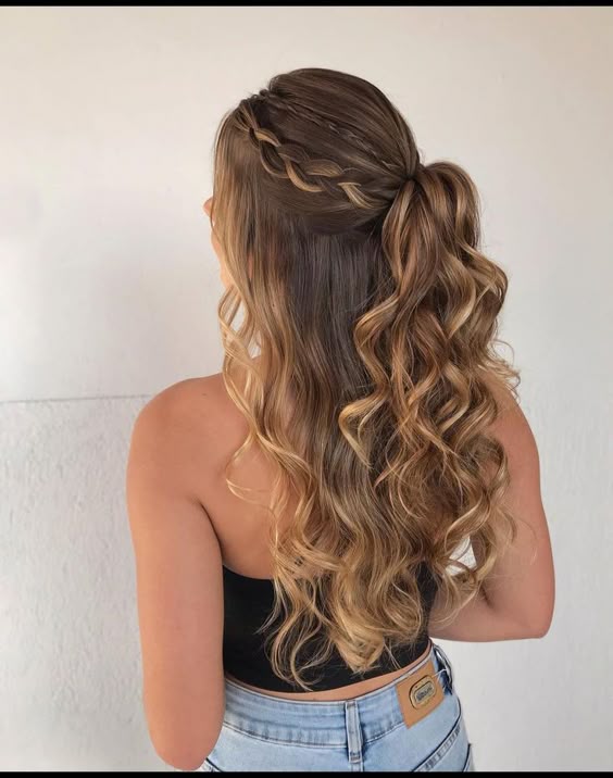  easy hoco hair 