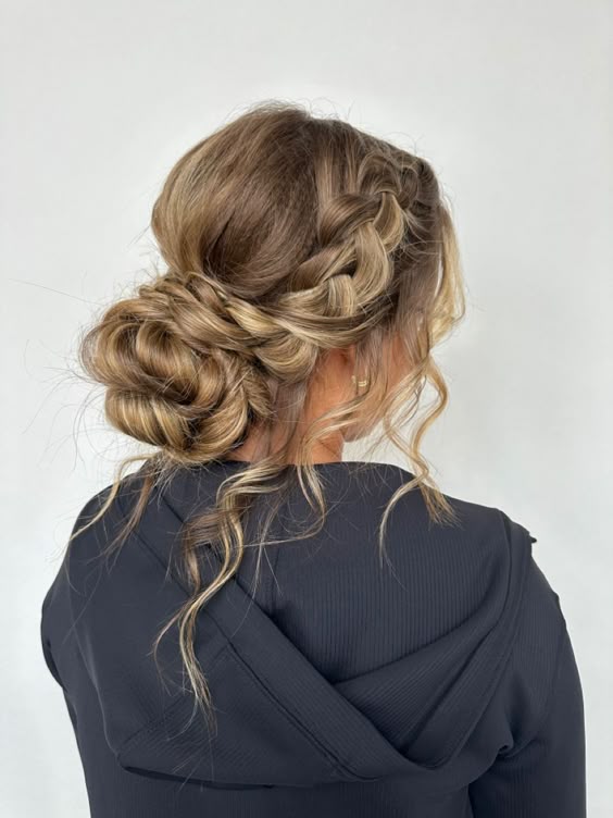  braided bun hairstyle 