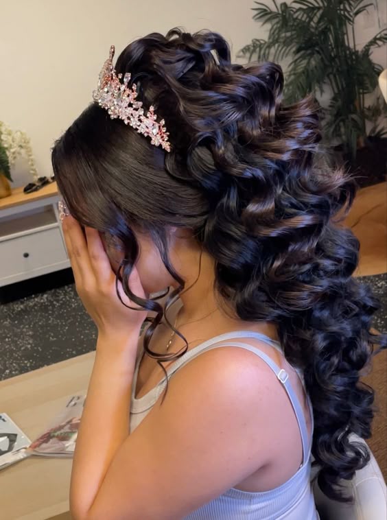 quince hairstyles half up half down quince hairstyle