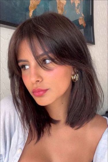 short layered haircuts dark aesthetic medium-length hair
