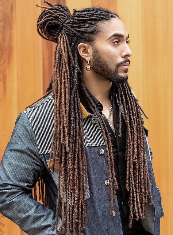 dread hairstyles male long dreads