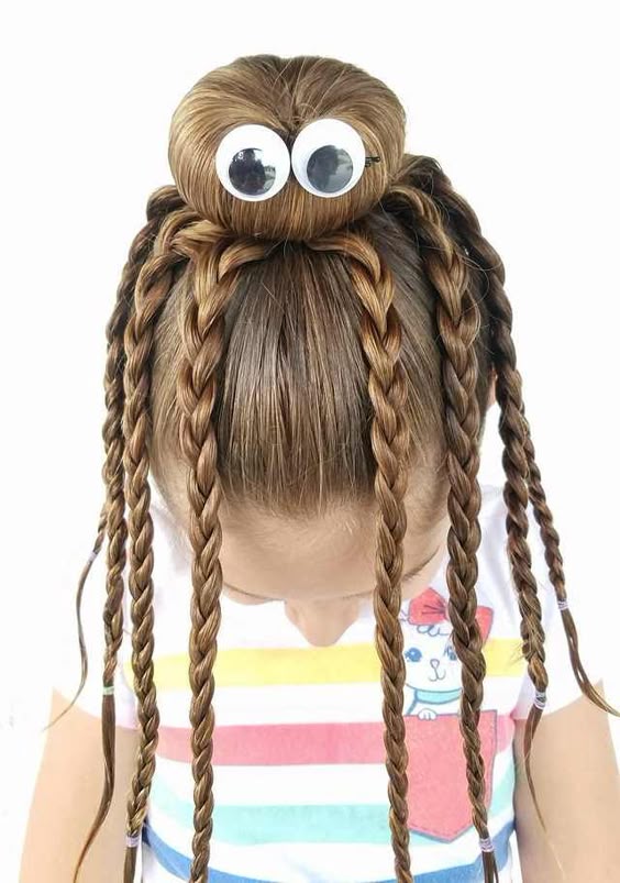 halloween hairstyle cute octopus hair