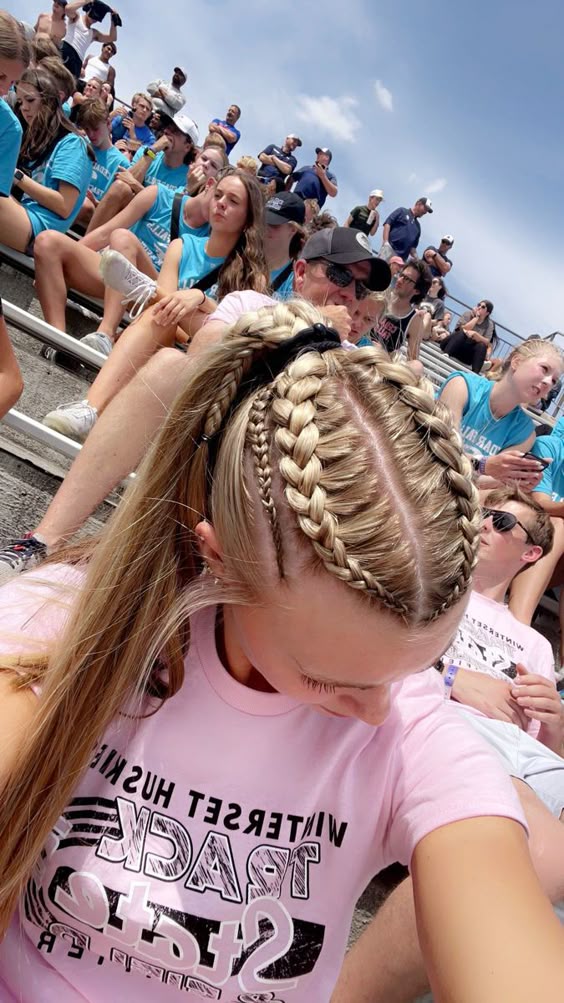  sporty braid hair summer 